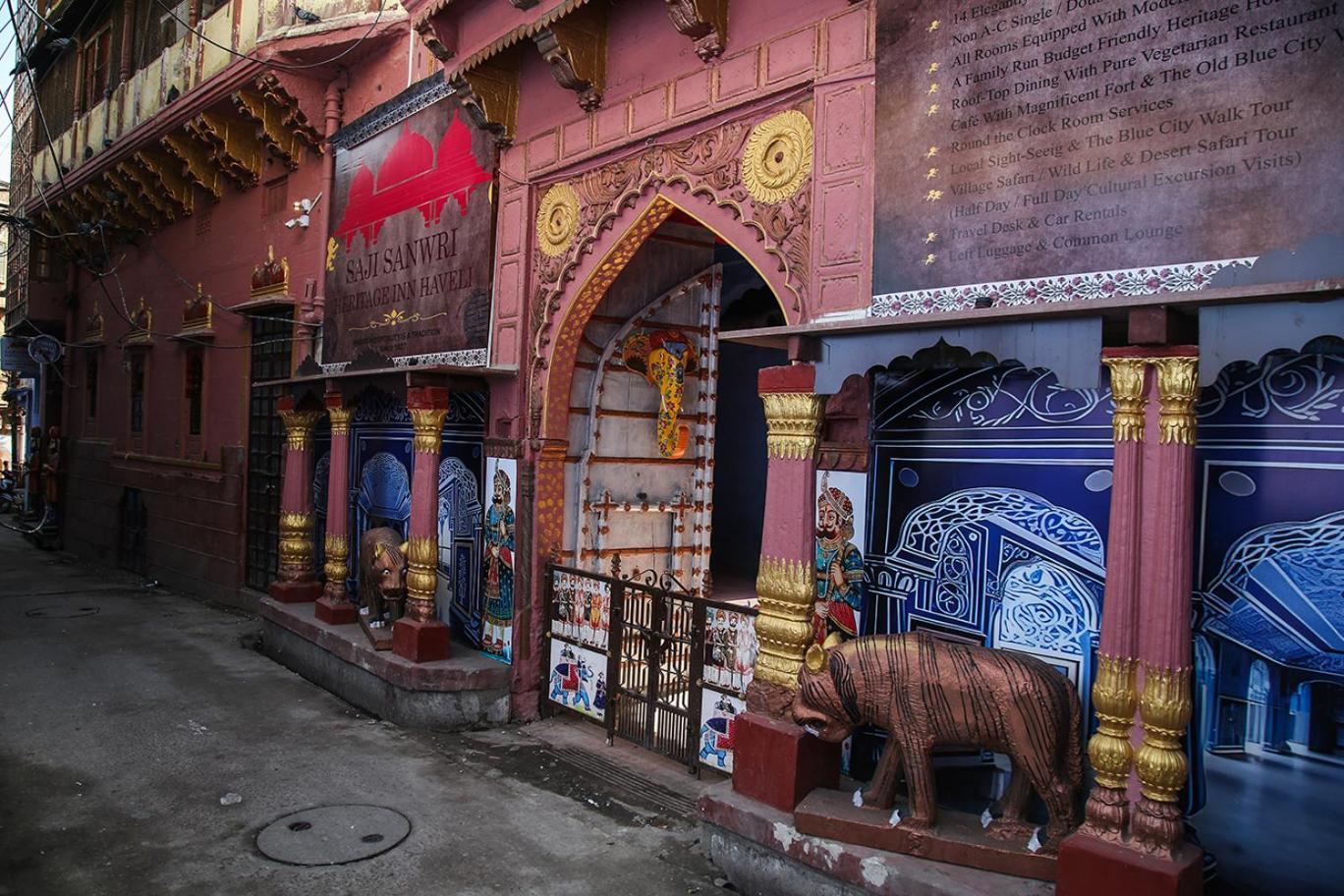 ג'ודפור Saji Sanwri Heritage Inn Haveli מראה חיצוני תמונה